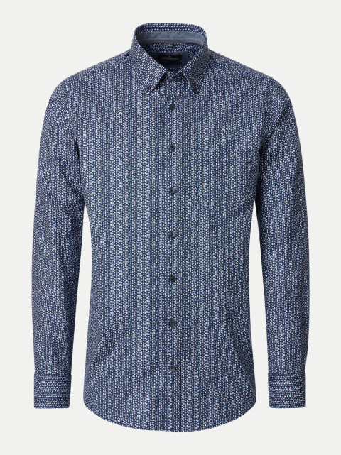 Casamoda Hemd mit Alloverprint bei Robert Ley
