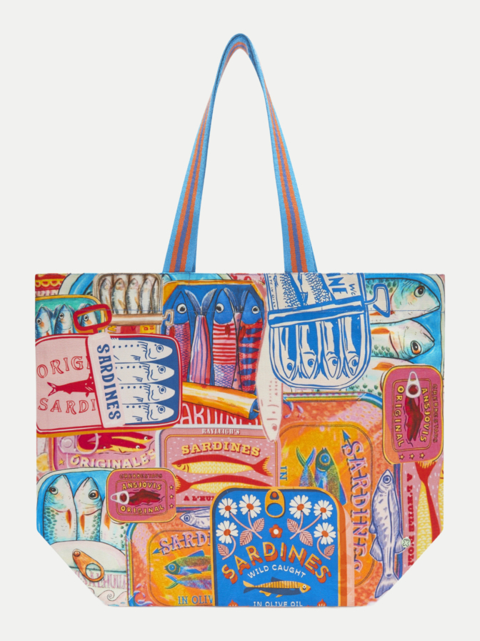 Codello Shopper mit Sardinen-Muster bei Robert Ley