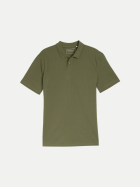 Tom Tailor Denim Poloshirt in Jersey-Piqué-Stoff 10314-Oak Leaf Green bei Robert Ley