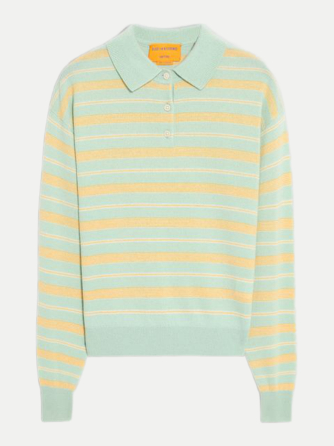Guest in Residence Kaschmirpullover Collegiate Stripe Polo bei Robert Ley