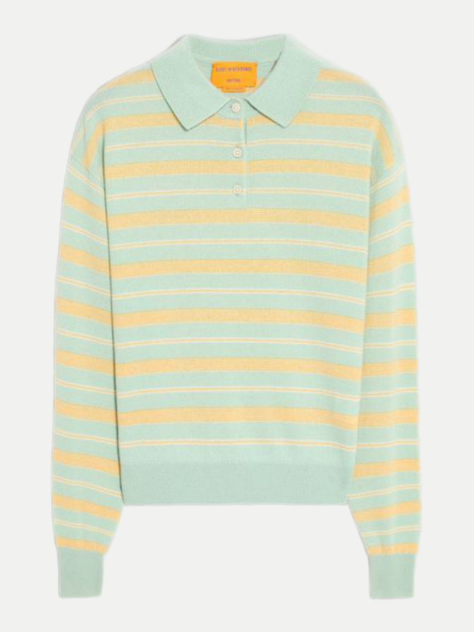 Guest in Residence Kaschmirpullover Collegiate Stripe Polo bei Robert Ley