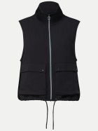 Street One Weste mit Zipper und Tunnelzug 17742-deep bound green bei Robert Ley