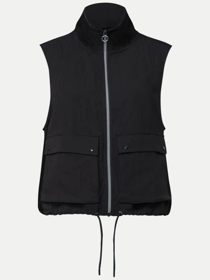 Street One Weste mit Zipper und Tunnelzug bei Robert Ley