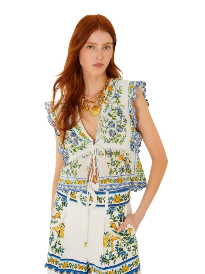 Farm Rio Bluse Emily Floral bei Robert Ley
