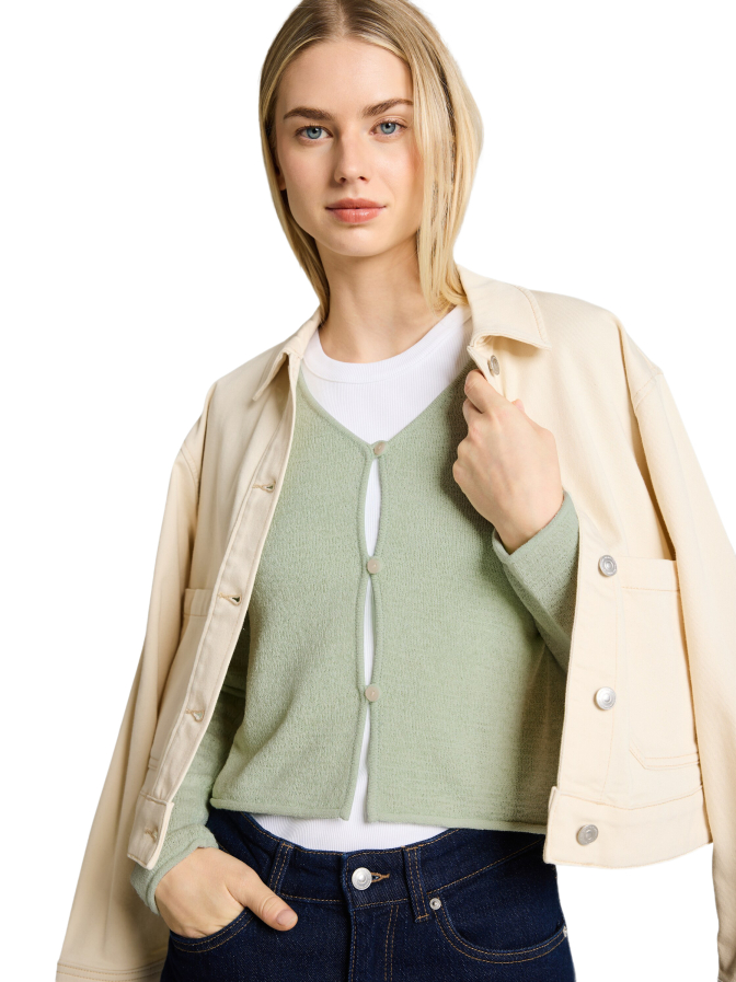 Tom Tailor Denim Cardigan mit V-Ausschnitt bei Robert Ley