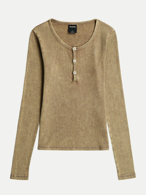 G-STAR RAW Langarmshirt mit Henley-Ausschnitt bei Robert Ley