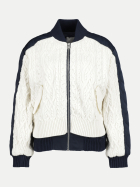 SIMKHAI Strick-Bomberjacke ivory multi bei Robert Ley