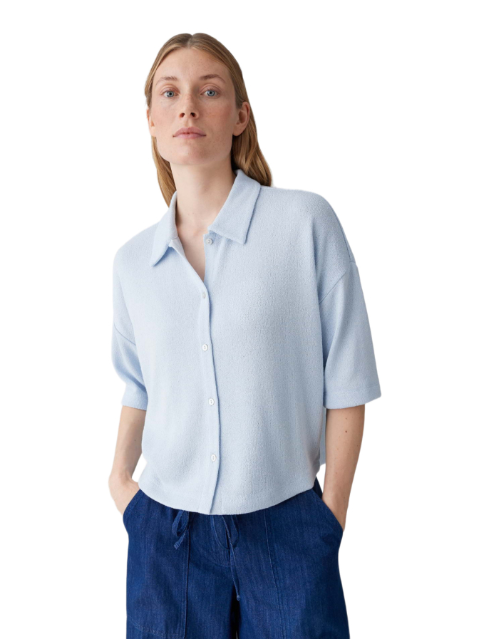 Opus Jerseyshirt Sitrica in feiner Strickoptik bei Robert Ley