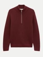 Marc O'Polo DENIM Strick-Troyer Regular aus weicher Bio-Baumwolle 6926-Burgundy bei Robert Ley