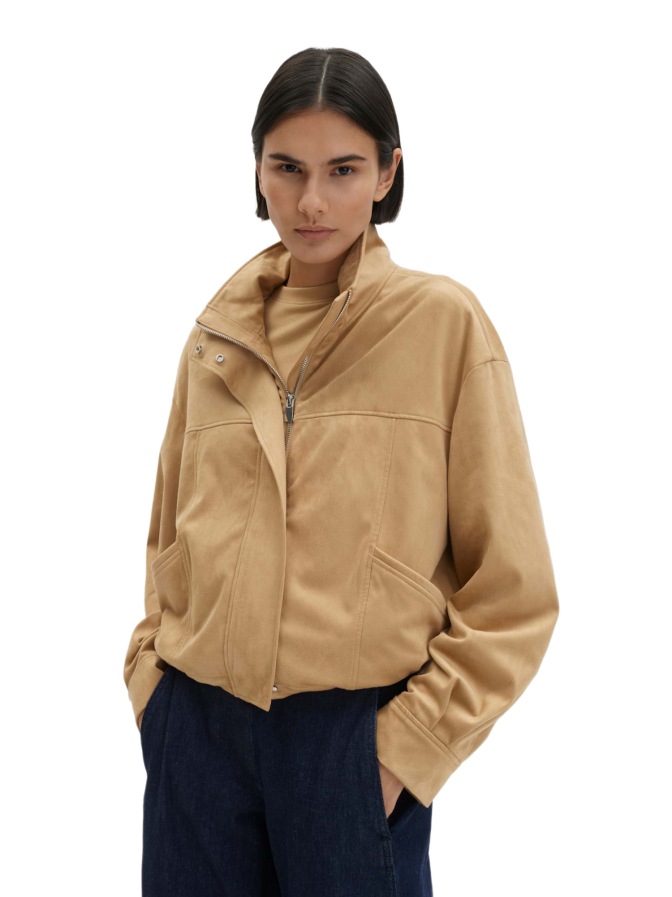someday Blouson aus weichem Velourslederimitat Neila bei Robert Ley