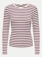 JDY Langarmshirt JDYLUCKY 193785003-Windsor Wine/EGRET bei Robert Ley