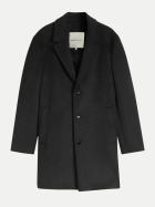 Tom Tailor Denim Klassischer Mantel mit Wollanteil 41033-dark grey melange twill bei Robert Ley