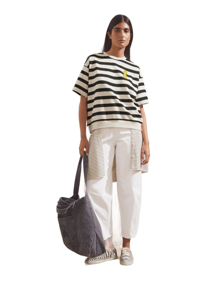 ARMEDANGELS Kurzarm-Sweater BAMIKAA STRIPE bei Robert Ley