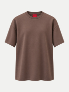 HUGO T-Shirt Devrolo 903-Brown Overflow bei Robert Ley