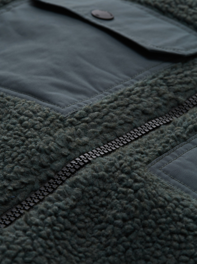 Tom Tailor Casual Fleecejacke mit Stehkragen bei Robert Ley