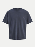 JACK & JONES T-shirt mit Rundhalsausschnitt 240716004-Odyssey Gray/W. BANDANA bei Robert Ley