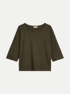 Marc O'Polo Oversize T-Shirt 1366-Mossy Earth bei Robert Ley
