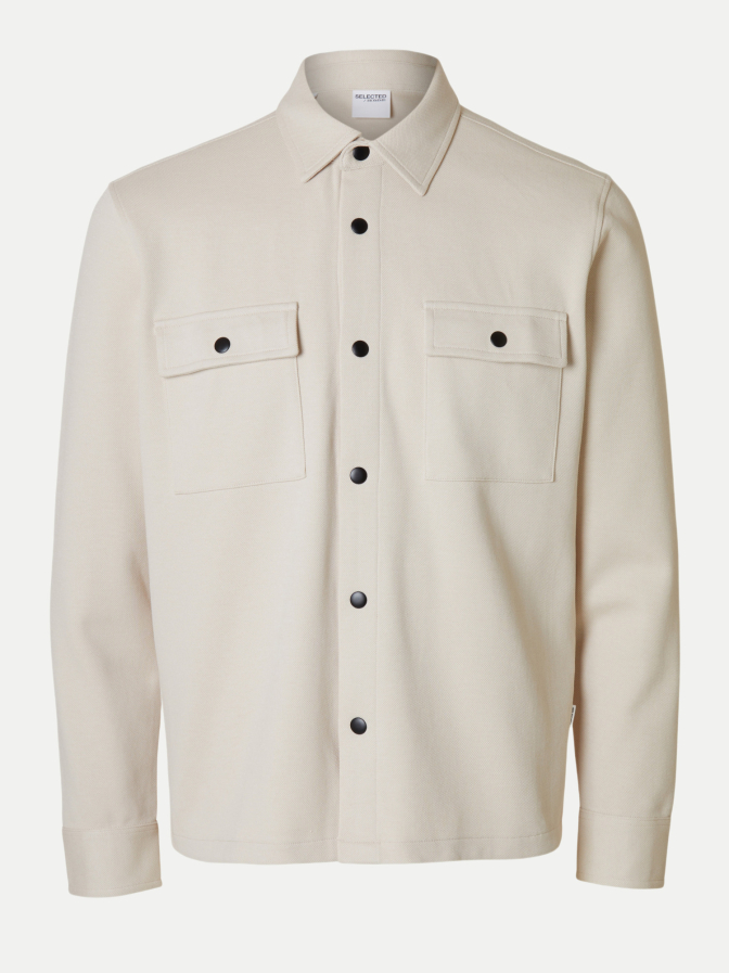SELECTED HOMME Overshirt mit Druckknöpfen bei Robert Ley