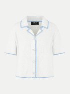 MARC CAIN Kurzarm-Cardigan 100-white bei Robert Ley