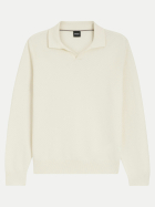 BOSS Black Pullover aus Baumwollstrick 118-Open White bei Robert Ley