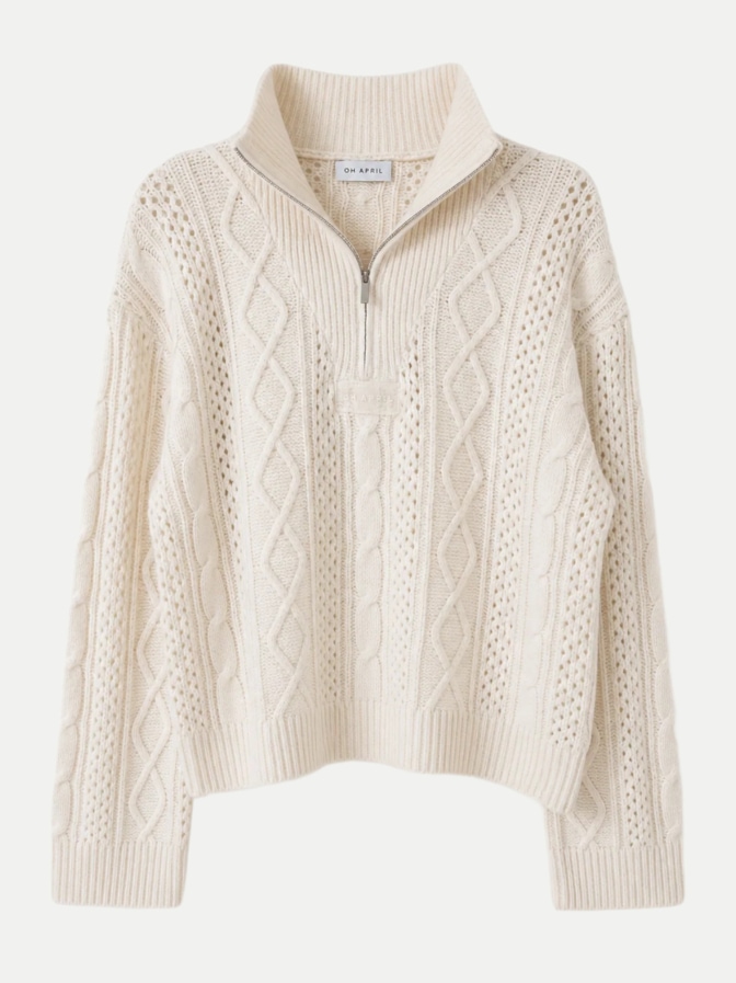 OH APRIL Pullover Nevi mit Reißverschluss bei Robert Ley