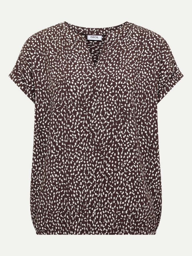 Cecil Kurzarmbluse mit Print bei Robert Ley