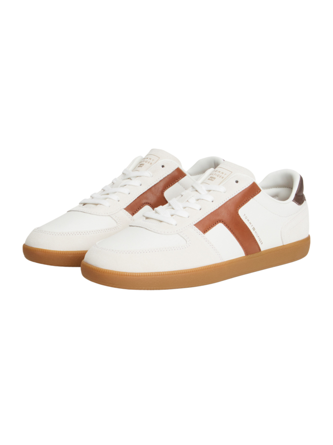 Tommy Hilfiger Ledersneaker TRIBECA mit Strukturmix bei Robert Ley
