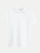 Filippa K Stretch Cotton Polo T-Shirt 1009-white bei Robert Ley