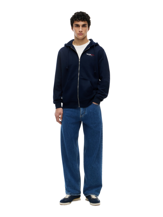 Tommy Jeans Sweatshirt-Jacke mit Logo-Print bei Robert Ley