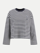 Barbour Sweatshirt Gabby NY99 dark navy stripe bei Robert Ley