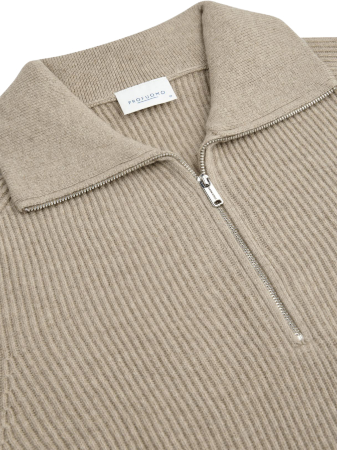 PROFUOMO Troyer Heavy Wolle Half-Zip bei Robert Ley