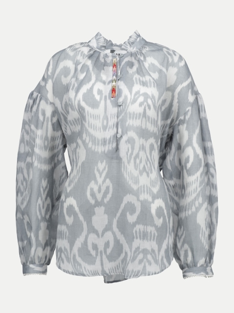 BAZAR deluxe Oversized Hemdbluse Ikat bei Robert Ley