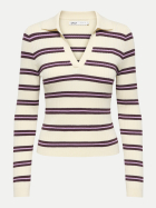 Only Strick-Poloshirt ONLKAYA 304181005-Baby'S Breath/Fudge/Phalaenopsis bei Robert Ley