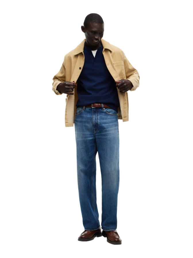 Tommy Hilfiger Sweatshirt mit Henley-Kragen bei Robert Ley