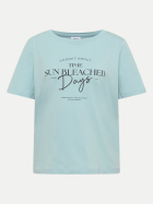 Cecil T-Shirt mit Schriftzug 27724-crystal mint bei Robert Ley