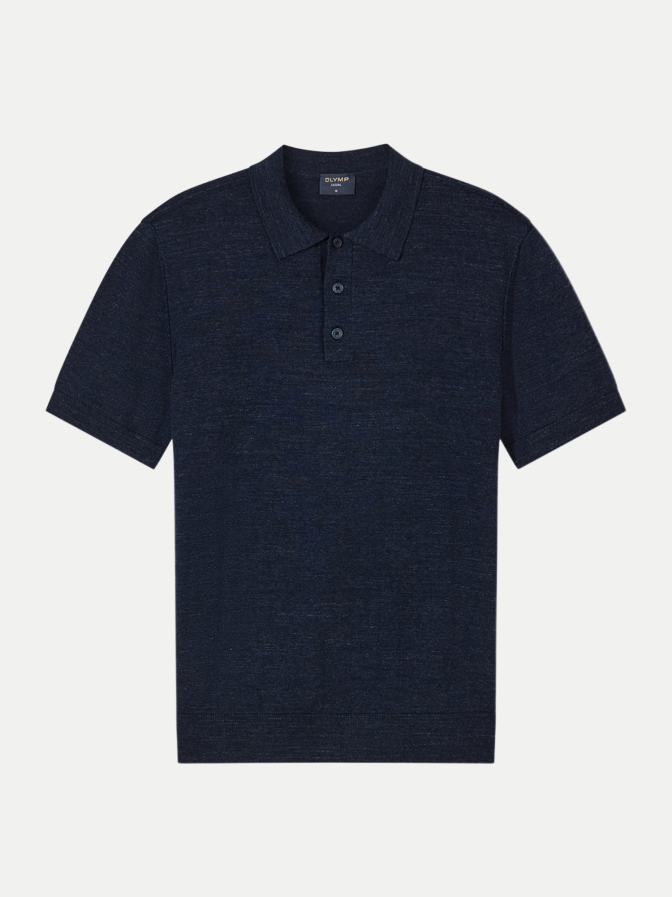 Olymp Strick- Poloshirt bei Robert Ley