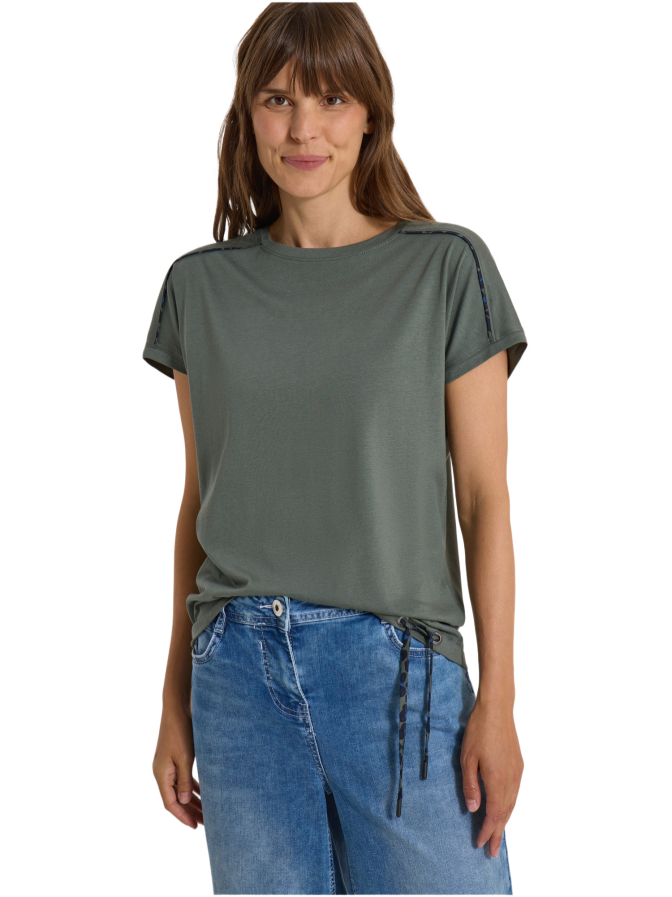 Cecil T-Shirt mit Leo-Details bei Robert Ley