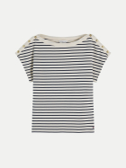 Tommy Hilfiger T-Shirt mit Knopfdetails 0AD-BEIGE bei Robert Ley
