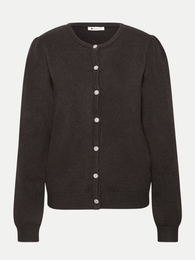 Street One Strickjacke mit Knopflesite bei Robert Ley