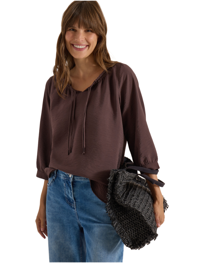 Cecil Carmen Bluse mit 3/4 Arm bei Robert Ley