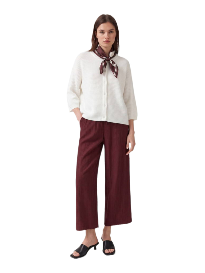 Opus Wide-Leg Hose Marou crinkled bei Robert Ley