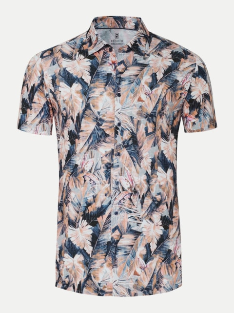 Desoto Slim-Fit Kurzarmhemd Bouquet Art bei Robert Ley