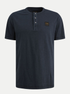 PME Legend Henley-T-Shirt mit Badge 5282-Carbon bei Robert Ley