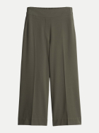Opus Wide-Fit Culotte Misha crepe 30034-olive leaf bei Robert Ley