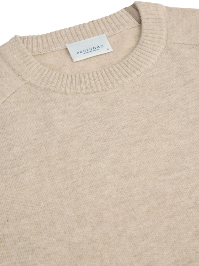 PROFUOMO Pullover Soft Wolle Crewneck bei Robert Ley