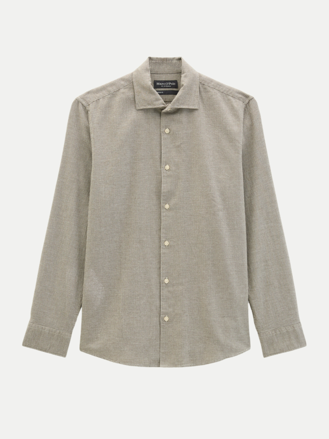 Marc O'Polo Flanell-Hemd Shaped aus leichter Bio-Baumwoll-Qualität bei Robert Ley
