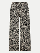 Zero Hose mit Allover Print 1891-Cream/Black bei Robert Ley