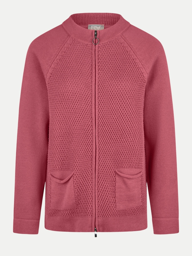 Rabe Moden Strickjacke mit Reißverschluss bei Robert Ley