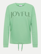 CECIL Sweatshirt mit Tunnelzug 26832-fennel green bei Robert Ley