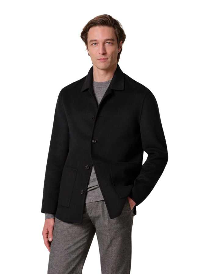 PROFUOMO Single-Layer Woll-Overshirt bei Robert Ley